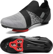 Unisex Cycling Shoes Compatible With Peloton Bike &amp; Spd Indoor Road Riding - $69.95