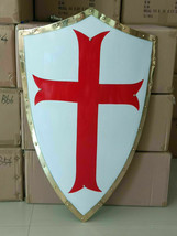 Knight Cross Heater Shield ~ Battle Warrior Shield 18 Gauge Medieval Steel ~ - £114.97 GBP