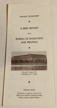 Vintage Treasury Department Brochure Washington DC BRO3 - £7.90 GBP