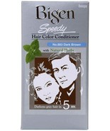 Bigen Speedy Hair Color Conditioner Dark Brown, 883 with Natural Herbs, 80g - $19.16