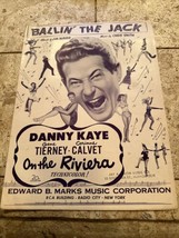 Vtg Ballin The Jack Danny Kaye “On The Riviera “ 1932 - £12.38 GBP