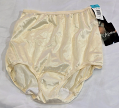 Lorraine  100% Nylon Full-Cut Hi-Waist Panties Brief Granny Sissy 5/Smal... - £30.57 GBP