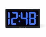 AcuRite Large Digital LED Oversized Wall Clock with Date and Temperature... - £58.34 GBP