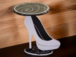 Unique Shoe Table - White and black shoe - contemporary Table - Accent table - £463.53 GBP