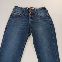 !It Tiffany Skinny Capri Women's 8 (26×23) Blue Cotton Button Fly Jeans Pants  image 15