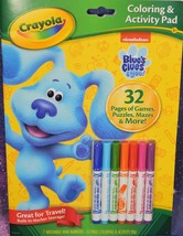Crayola: Nickelodeon Blue&#39;s Clues &amp; You! Coloring &amp; Activity Pad + 7 Markers - £5.30 GBP