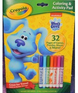 CRAYOLA:  Nickelodeon BLUE&#39;S CLUES &amp; You!  Coloring &amp; Activity Pad  + 7 ... - £5.30 GBP
