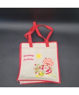 Vintage 1980 Strawberry Shortcake Childrens Fabric Red Handled Tote Book... - $67.55 CAD
