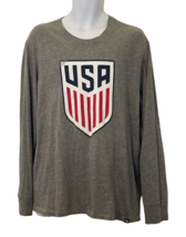 The Nike Tee Mens Team USA Athletic Cut Tshirt Size XL Heathered Gray - $15.67