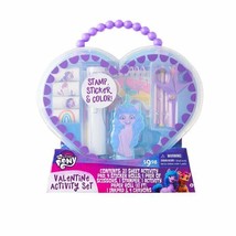 My Little Pony Deluxe Activity Heart 32 Pieces Stickers Stamper Inkpad NEW - £13.65 GBP