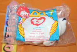 Ty Teenie Beanie Babies McDonald&#39;s Happy Meal Toy Seamore Seal Sealed #7 - £11.33 GBP