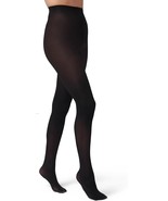 HUE Women&#39;s Size 1 Opaque Sheer to Waist Opaque Tight, BLACK - New - $271.95 MXN