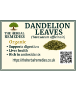 Dandelion leaves (Taraxacum officinale)- 100g - $18.82 CAD