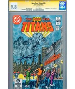 CGC SS 9.8 SIGNED George Perez Cover &amp; Art New Teen Titans #26 KEY 1st A... - $494.99