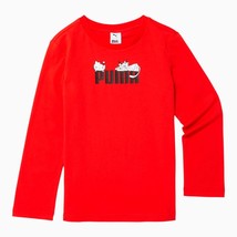 Puma X Hello Kitty Big Girls’ Long Sleeve Tee Jr Red Large Nwt - £25.13 GBP