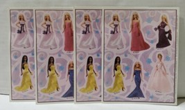 Barbie 2002 Mattel Hallmark Sticker Sheets Set 4  - £16.26 GBP