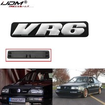 Ijdm 1pc car accessories 3d vr6 abs car bumper grille emblem badge decal sticker for vw thumb200