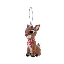 Rudolph the Red Nosed Reindeer Decoupage Christmas Tree Ornament New With Tag - £15.98 GBP