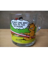 1978 Vintage Garfield Mc Donald’s “I’m Not The One Who Rises” Glass Cup - $13.70 CAD