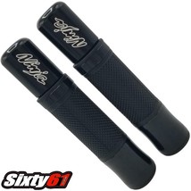 ZX6R ZX9R ZX10R ZX12R H2 H2R Grips Comfort Black Engraved Ninja Bar End ... - $49.99