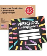 Pastel Chalk PreK Certificate of Achievement | Set of 25 | Awards - $14.99