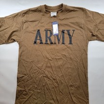 Pudala Uniforms Army Logo Coyote Tan Short Sleeve T-Shirt Sz Small New W... - £14.42 GBP