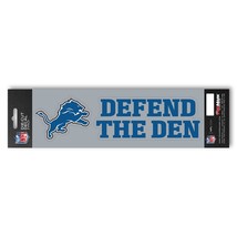 FANMATS 61378 Detroit Lions 2 Piece Team Slogan Decal Sticker Set - £23.65 GBP