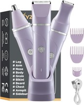 Areyzin Bikini Trimmer For Women Painless Electric Razor For Women,3 In, Purple - £38.84 GBP