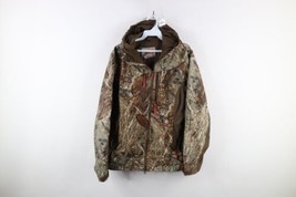 Vintage Cabelas Womens Medium Distressed Mossy Oak Duck Blind Camouflage Jacket - £47.44 GBP