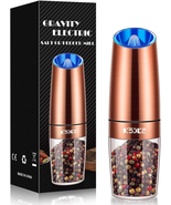 Gravity Electric Pepper/Salt Grinder, Salt or Pepper Mill, Adjustable Co... - $441.96 MXN
