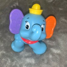 Fisher Price Amazing Animals Disney Dumbo Elephant Toddler Toy Clicking Colorful - £13.58 GBP