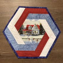 January  This Old House Hexagon Quilted Table Topper - $25.00