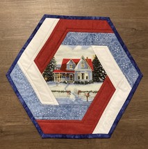 January  This Old House Hexagon Quilted Table Topper - £19.98 GBP