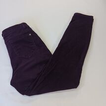 Buffalo David Bitton Women 8/29 Icon Mid Rise Slim Sculpt Purple Corduroy Pants  image 2