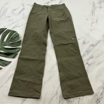 Mountain Hardwear Womens Straight Leg Hiking Pant Size 4 Olive Green Nyl... - $33.65