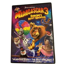 Madagascar 3 Europe&#39;s Most Wanted DVD Widescreen Movie Rated PG - £3.10 GBP