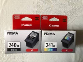 2 Pack CANON Ink Cartridges / PG-240XL Black &amp; CL-241XL Color, OEM New-i... - £43.47 GBP