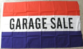 Garage Sale Yard Event Sign Polyester Banner Flag 3 X 5 Feet - £7.55 GBP