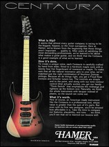 Hamer Centaura Series Sunburst electric guitar 1990 advertisement 8x11 a... - £3.30 GBP