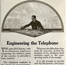 1916 AT&amp;T Telephone Company Engineering Advertisement Telegraph DWMYC3 - $28.07 CAD