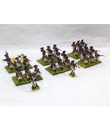 (6) Painted Napoleonic Firing Rifle Infantry Groups 20MM Miniatures - €20,87 EUR