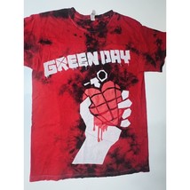 Green Day band Original DYE T-shirt Made In USA Sz M&amp;O Gold Sz Medium - £22.31 GBP