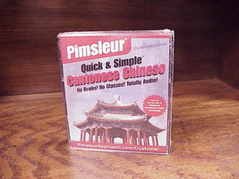 Pimsleur Quick and Simple Cantonese Chinese Language Learning CD Course,... - $7.95