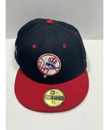 New Era 59FIFTY Yankees Ball Cap Cooperstown Collection Men 7 5/8 Two-Tone - £22.34 GBP