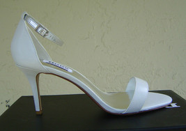 NEW DUNE LONDON WHITE BLACK MARY JANE LEATHER SANDALS PUMPS SIZE 8 M 39 $99 - £46.08 GBP