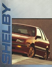 1989 SHELBY CSX and DAKOTA sales brochure catalog US 89 Dodge Shadow  - £7.84 GBP