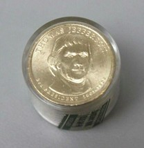 Danbury Mint Thomas Jefferson Presidential Dollar Coin Roll of 12 Uncirculated - £19.08 GBP