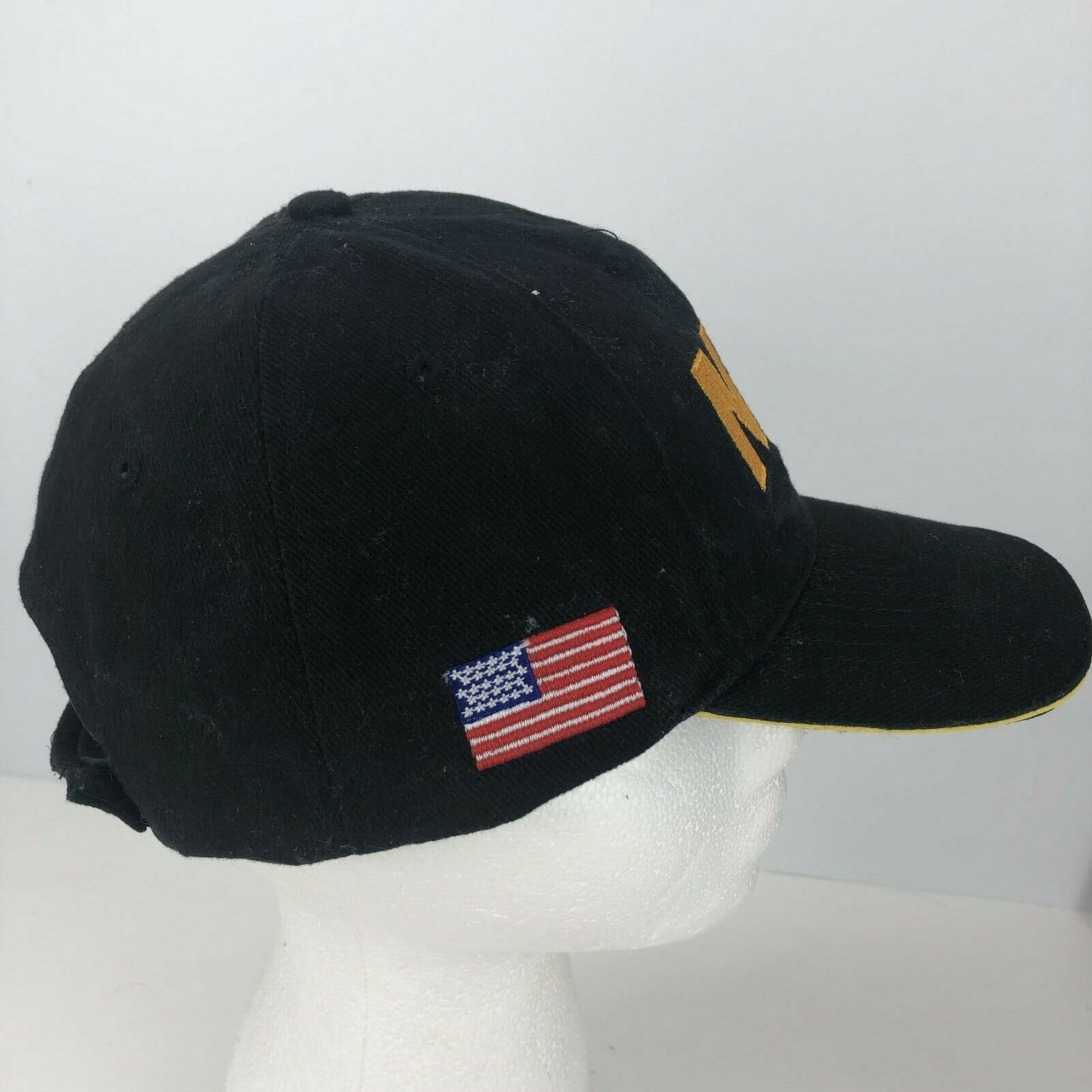 NRA National Rifle Association Cap Hat Black USA Flag Patriotic Embroidered Item image 5