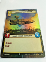 Star Wars Unlimited - Corporate Light Cruiser  |   Carbonite Hyperspace ... - $2.97