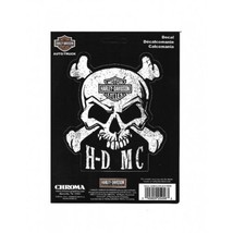 harley-davidson h-d logo willie g. skull logo car sticker decal made in usa - £19.90 GBP